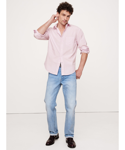 リラックス ポプリンシャツ（シャツ/ブラウス）｜BANANA REPUBLIC  