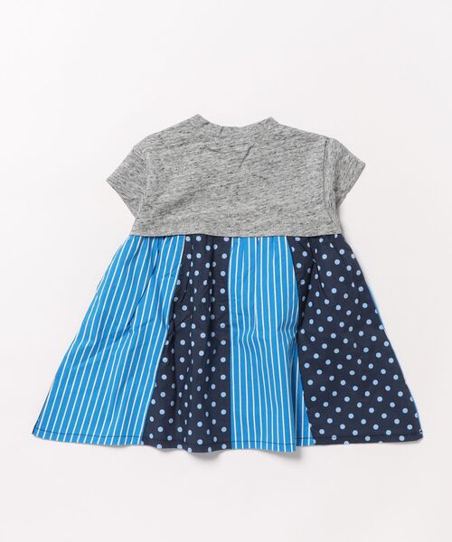 RAGMART（ラグマート）の「リメイク風パッチワークチュニック（ワンピース・キッズ・グリーン/ピンク/グレー・80ｃｍ/90cm/95cm）」の13枚目の写真