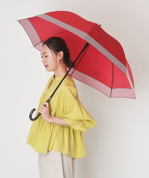 WEB限定】ジャンプ長傘 'POLO 裾ボーダー” ポロ（長傘）｜POLO