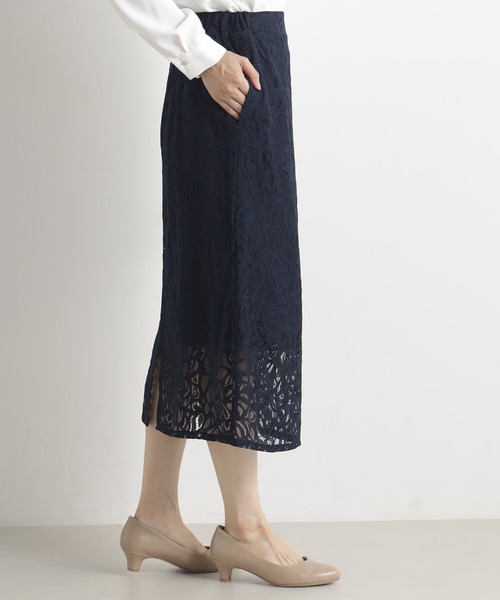 FOUND GOOD（ファウンドグッド）の「O/レースタイトスカート（スカート・レディース・ブラック/ネイビー・L/M/S）」の7枚目の写真