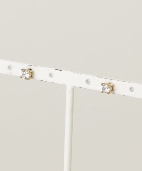 blancotokyo(ブランコトウキョウ)の「blancotokyo 2点セット 日本製 金属アレルギー対策 サージカル ステンレス 316L ジルコニア ピアス 男女兼用(ピアス(両耳用)・レディース・シルバー/ゴールド・FREE)」の4枚目の写真