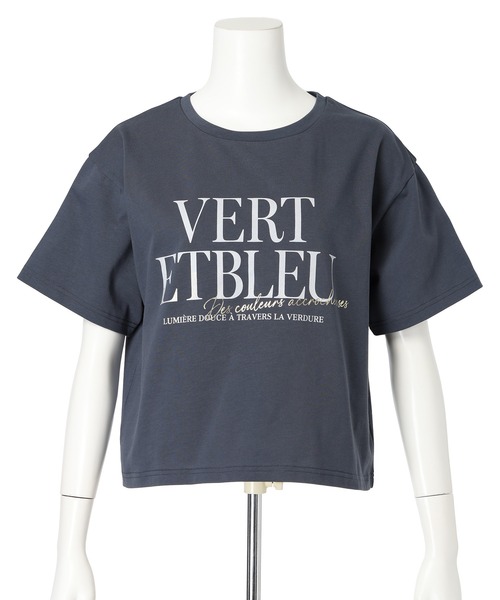 クロップドロゴTシャツ（Tシャツ/カットソー）｜JUSGLITTY