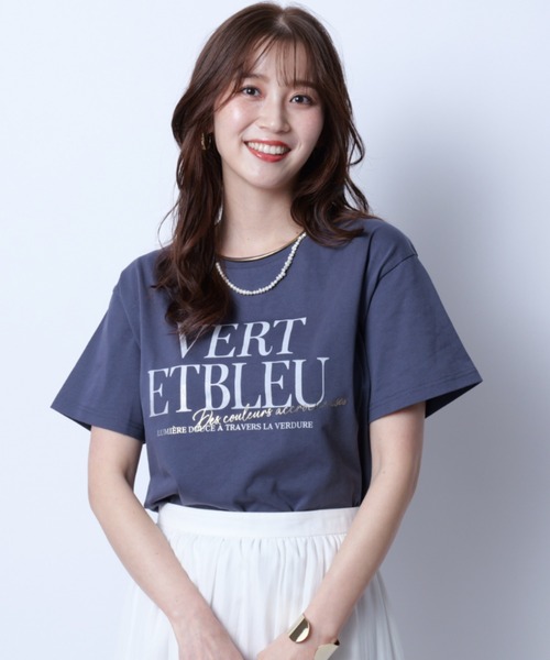 クロップドロゴTシャツ（Tシャツ/カットソー）｜JUSGLITTY