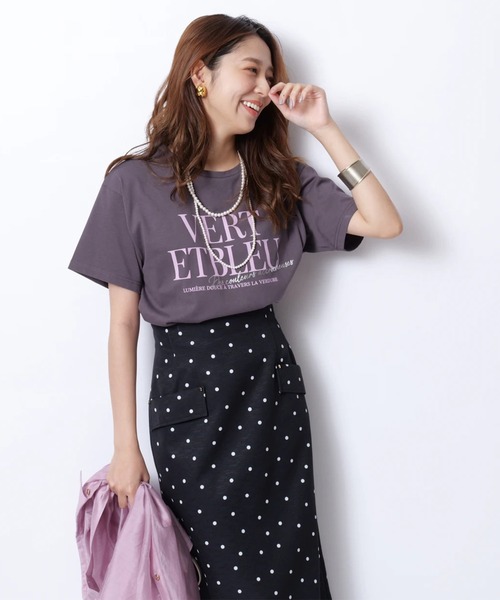 クロップドロゴTシャツ（Tシャツ/カットソー）｜JUSGLITTY