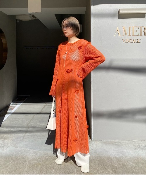 セール】HAND 3D MOTIF MESH DRESS（ワンピース）｜Ameri