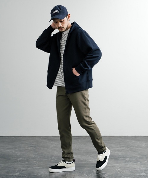 KRIFF MAYER(クリフメイヤー)の「KRIFF MAYER クリフメイヤー むちゃのびジョガーパンツ ストレッチイージーカラーパンツ 2437854(その他パンツ・メンズ・カーキ/ネイビー/ライトグレー/ベージュ/ブラック・L/M/XL)」の20枚目の写真