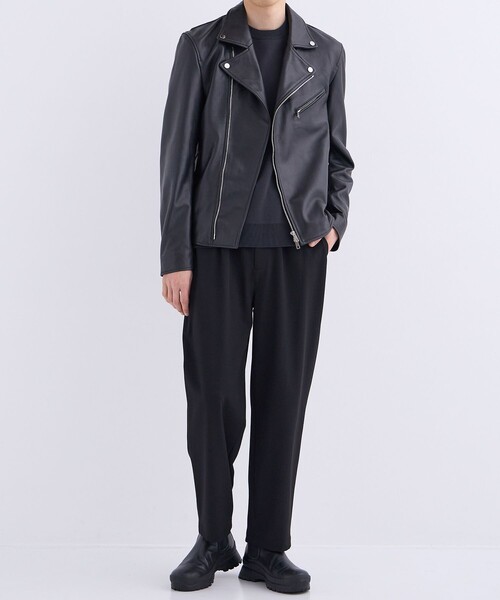 UNITED TOKYO（ユナイテッドトウキョウ）の「ラムレザーダブルライダース（ブルゾン・メンズ・ブラック・1/2/3）」の6枚目の写真