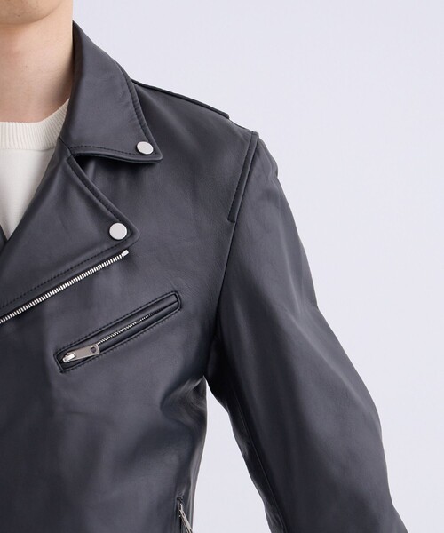 UNITED TOKYO（ユナイテッドトウキョウ）の「ラムレザーダブルライダース（ブルゾン・メンズ・ブラック・1/2/3）」の14枚目の写真