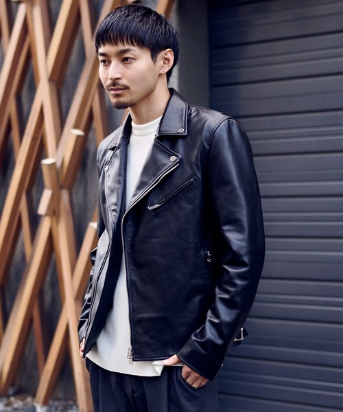 セール】ラムレザーダブルライダース（ブルゾン）｜UNITED TOKYO