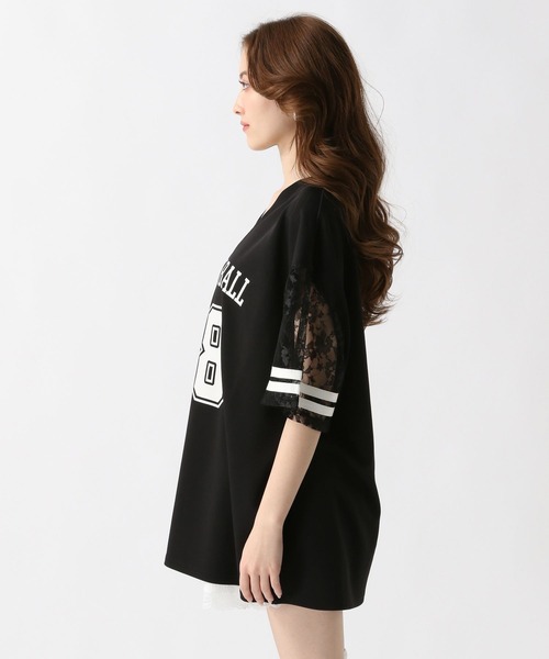 FOREVER 21(フォーエバー トゥエンティーワン)の「【2025SS】レースナンバリングTシャツ(Tシャツ/カットソー・レディース・イエロー/ブラック/ブルー・FREE)」の14枚目の写真