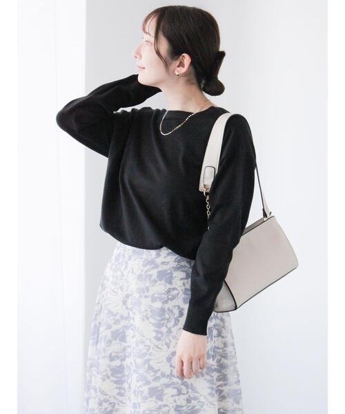 Te chichi TERRASSE（テチチテラス）の「金釦前後2WAYカーディガン（カーディガン/ボレロ・レディース・グリーン/ブルー/ピンク/ブラック・F）」の19枚目の写真