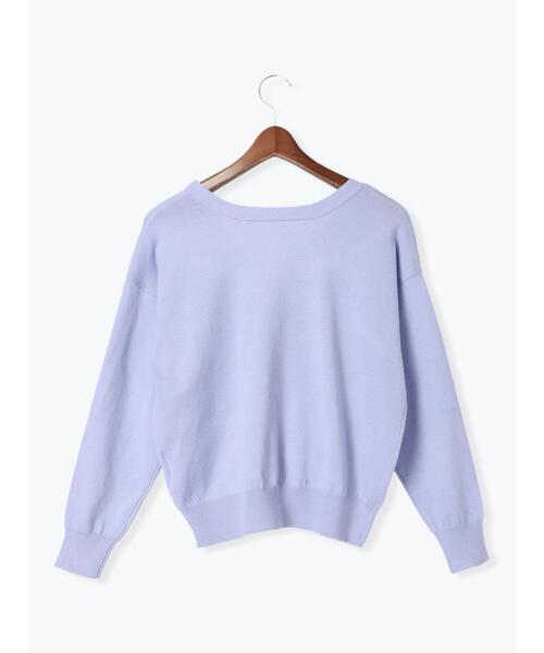 Te chichi TERRASSE（テチチテラス）の「金釦前後2WAYカーディガン（カーディガン/ボレロ・レディース・グリーン/ブルー/ピンク/ブラック・F）」の8枚目の写真