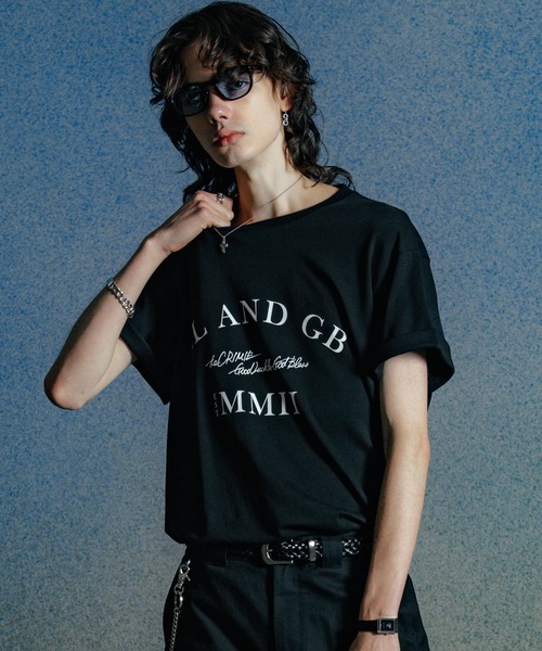 CRIMIE(クライミー)の「GL AND GB CLUB T SHIRT(Tシャツ/カットソー・メンズ・オートミール/ホワイト/ブラック・XXL/XL/L/M/S)」の3枚目の写真