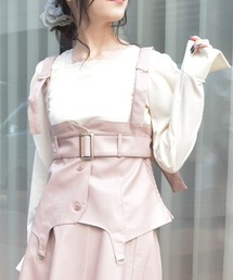 スカート ベスト」に該当するaxes femme（アクシーズファム）の
