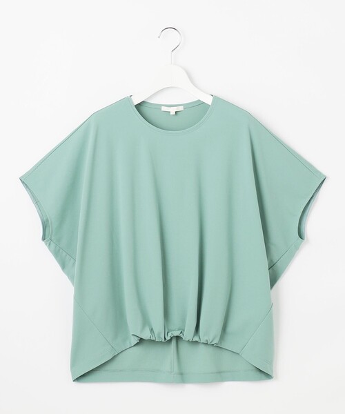 自由区(ジユウク)の「ハイカウントフォルム Tシャツ(Tシャツ/カットソー・レディース・アイボリー系/ブラック系/ライトグリーン系・38)」の12枚目の写真