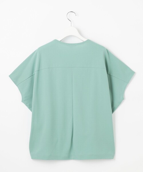 自由区(ジユウク)の「ハイカウントフォルム Tシャツ(Tシャツ/カットソー・レディース・アイボリー系/ブラック系/ライトグリーン系・38)」の13枚目の写真