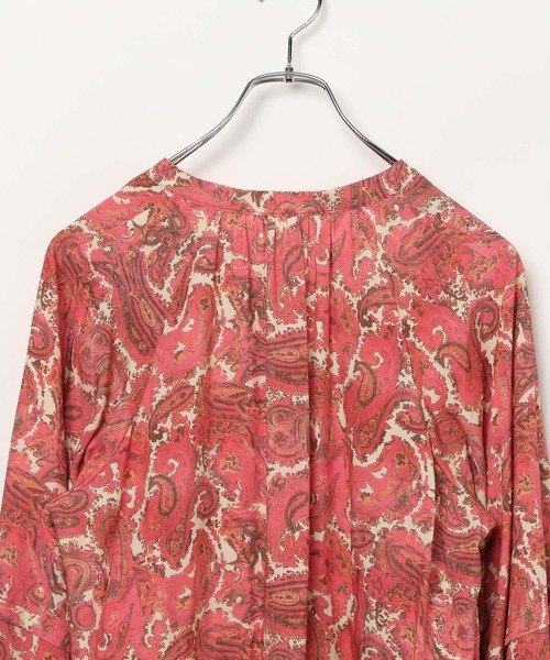 AMERICAN RAG CIE（アメリカンラグシー）の「【AMERICAN RAG CIE】ペイズリーブラウス（WOMEN)（シャツ/ブラウス・レディース・レッド/ブラック・FREE）」の10枚目の写真