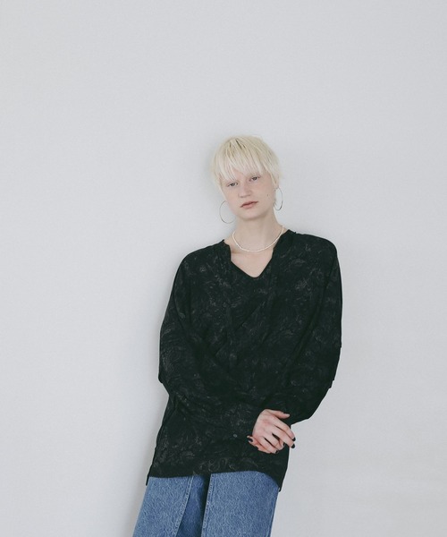 AMERICAN RAG CIE(アメリカンラグシー)の「【AMERICAN RAG CIE】ペイズリーブラウス(WOMEN)(シャツ/ブラウス・レディース・レッド/ブラック・FREE)」の14枚目の写真