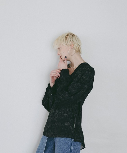 AMERICAN RAG CIE(アメリカンラグシー)の「【AMERICAN RAG CIE】ペイズリーブラウス(WOMEN)(シャツ/ブラウス・レディース・レッド/ブラック・FREE)」の16枚目の写真
