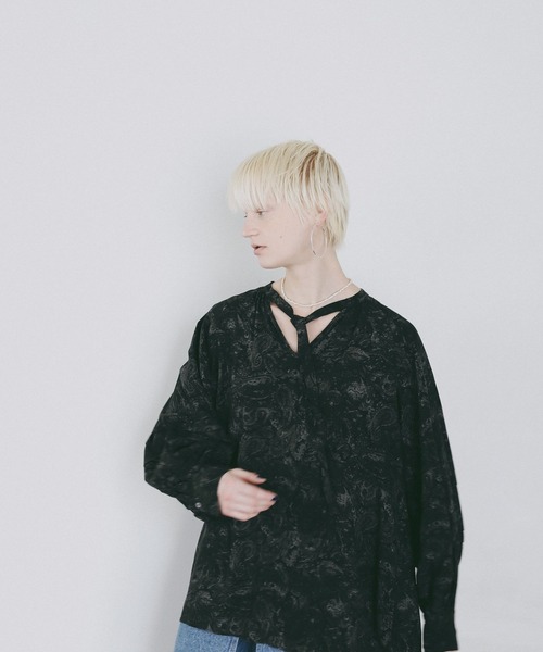 AMERICAN RAG CIE(アメリカンラグシー)の「【AMERICAN RAG CIE】ペイズリーブラウス(WOMEN)(シャツ/ブラウス・レディース・レッド/ブラック・FREE)」の18枚目の写真