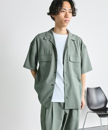 【ZOZO限定】SHIPS.me:【セットアップ対応】ダブルポケットハーフスリーブシャツ