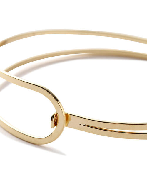 EDIT COLOGNE（エディットコロン）の「ゴールドプレーンバングル（バングル/リストバンド・レディース・ゴールド・ﾌﾘ-）」の3枚目の写真