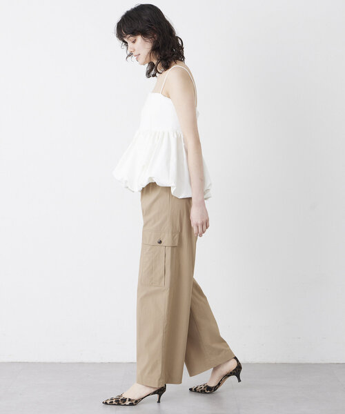 Whim Gazette（ウィムガゼット）の「バルーンキャミブラウス（シャツ/ブラウス・レディース・ホワイト/ブラック・FREE）」の16枚目の写真