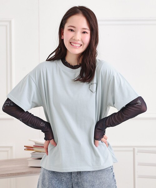 クマちゃん半袖Tシャツ（Tシャツ） | PINK-latte（ピンク ラテ