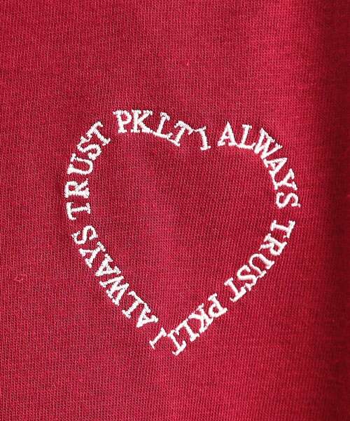 PINK-latte（ピンクラテ）の「クマちゃん半袖Tシャツ（Tシャツ/カットソー・キッズ・オフホワイト/ワインレッド/ブラック/ライトブルー/ライトパープル・13/14/15 /16）」の18枚目の写真