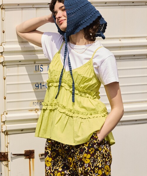 FREAK'S STORE（フリークスストア）の「インド ギャザーキャミソール