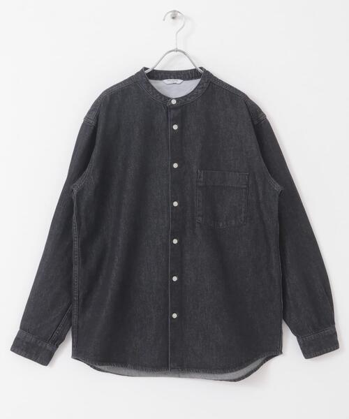 デニムバンドカラーシャツ（シャツ/ブラウス）｜URBAN RESEARCH