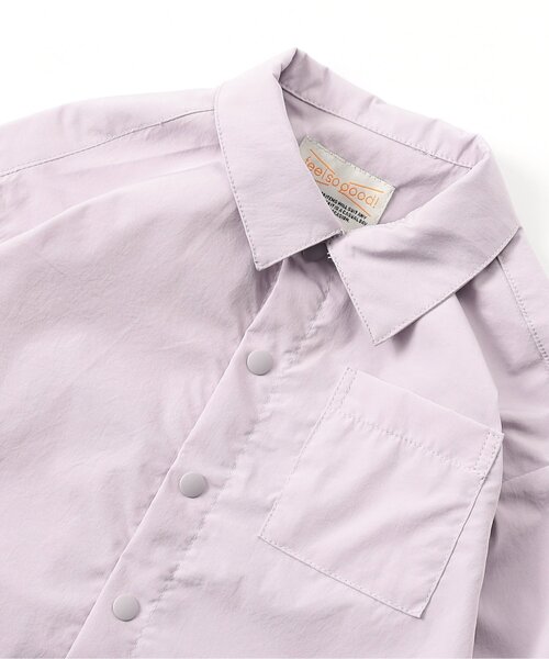 BREEZE（ブリーズ）の「【ジュニア対応】コンフォートライトシャツ（シャツ/ブラウス・キッズ・サックスブルー/オフホワイト/ラベンダー/オレンジ/ライム・130/140/90/100/110/120）」の11枚目の写真