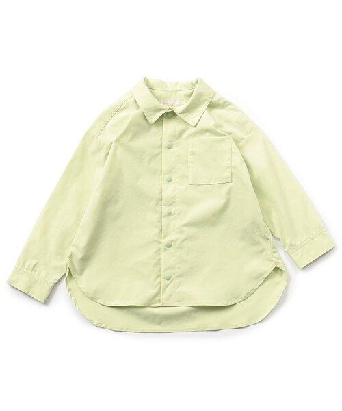 BREEZE（ブリーズ）の「【ジュニア対応】コンフォートライトシャツ（シャツ/ブラウス・キッズ・サックスブルー/オフホワイト/ラベンダー/オレンジ/ライム・130/140/90/100/110/120）」の18枚目の写真