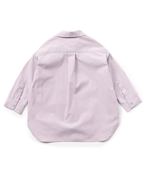 BREEZE（ブリーズ）の「【ジュニア対応】コンフォートライトシャツ（シャツ/ブラウス・キッズ・サックスブルー/オフホワイト/ラベンダー/オレンジ/ライム・130/140/90/100/110/120）」の20枚目の写真