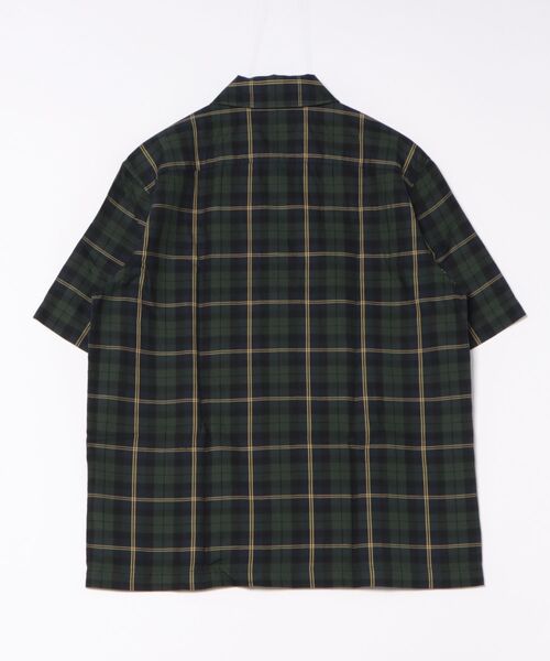 FRED PERRY（フレッドペリー）の「Tartan Twill Short Sleeve Shirt／タータンツイル半袖シャツ（シャツ/ブラウス・メンズ・ネイビー・S/M/L）」の14枚目の写真