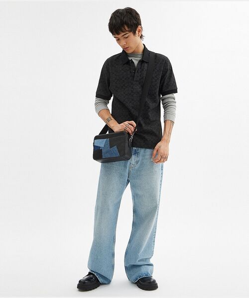 COACH パッチワーク ボディバッグ COACH（コーチ）の「チャーター クロスボディ バッグ 24・パッチワーク