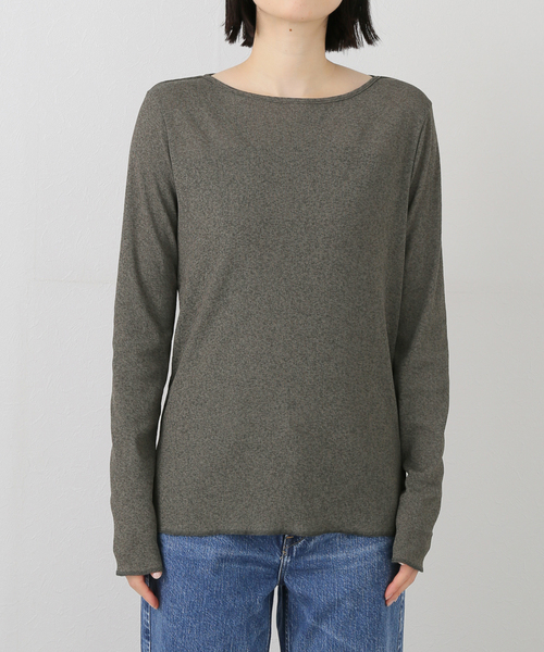 journal standard L'essage（ジャーナルスタンダードレサージュ）の「DRYリブセットアッププルオーバー（Tシャツ/カットソー・レディース・グレー/アイボリー・FREE）」の15枚目の写真