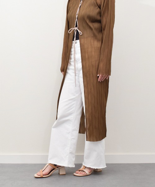 ANGEL ALARCON（アンヘルアラルコン）の「【ANGEL ALARCON】カラーコンビチャンキーヒールサンダル(D52007)（サンダル・レディース・アイボリー/ブラック/ブラウン・39/38/37/36/35）」の11枚目の写真