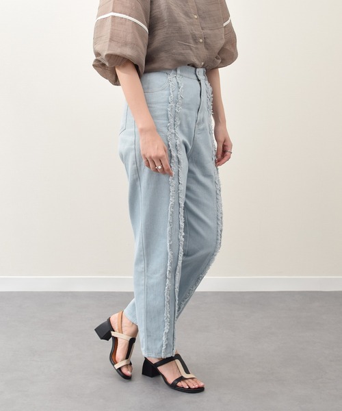 ANGEL ALARCON（アンヘルアラルコン）の「【ANGEL ALARCON】カラーコンビチャンキーヒールサンダル(D52007)（サンダル・レディース・アイボリー/ブラック/ブラウン・39/38/37/36/35）」の6枚目の写真