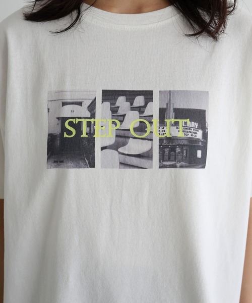 hellam(へラム)の「ネオンロゴフォトプリントTシャツ(Tシャツ/カットソー・レディース・ホワイト×グリーン/ホワイト×ブルー/ホワイト×イエロー・FREE)」の22枚目の写真