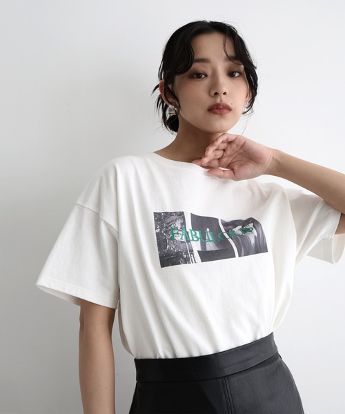 セール】ネオンロゴフォトプリントTシャツ（Tシャツ/カットソー