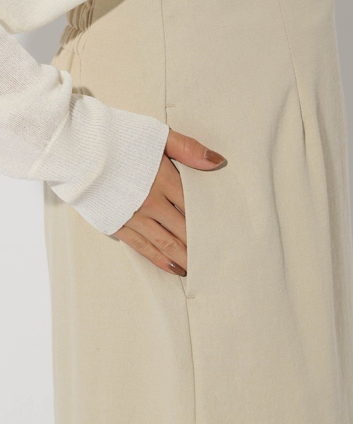 セール】リネン混ナロースカート/316569（スカート）｜Elura