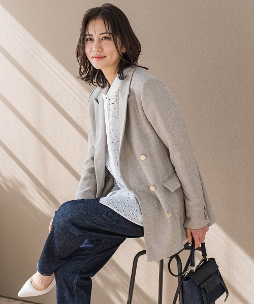 LAUTREAMONT(ロートレアモン)の「レースチュニックブラウス≪洗濯機で洗える≫(シャツ/ブラウス・レディース・ホワイト/ブラック・9号)」の15枚目の写真