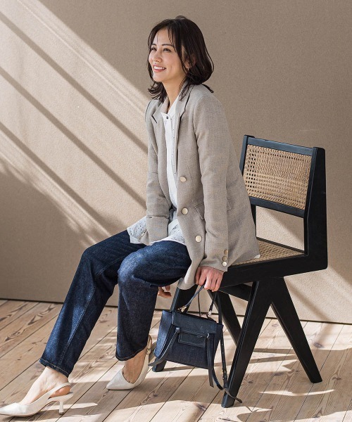 LAUTREAMONT(ロートレアモン)の「レースチュニックブラウス≪洗濯機で洗える≫(シャツ/ブラウス・レディース・ホワイト/ブラック・9号)」の18枚目の写真