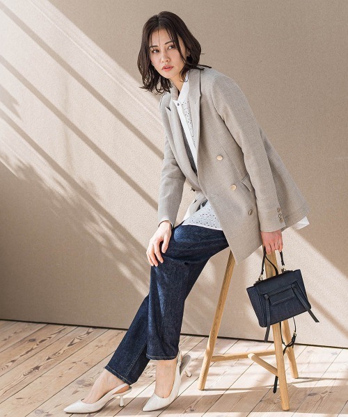 LAUTREAMONT(ロートレアモン)の「レースチュニックブラウス≪洗濯機で洗える≫(シャツ/ブラウス・レディース・ホワイト/ブラック・9号)」の20枚目の写真