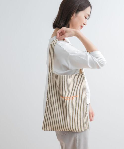 beej（ビージ）の「『別注』beej×DOORS　ロゴエコバッグ（エコバッグ/サブバッグ・レディース・ピンク/ブラウン系その他・ONE）」の11枚目の写真