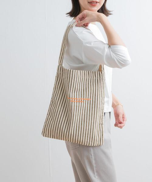 beej（ビージ）の「『別注』beej×DOORS　ロゴエコバッグ（エコバッグ/サブバッグ・レディース・ピンク/ブラウン系その他・ONE）」の12枚目の写真