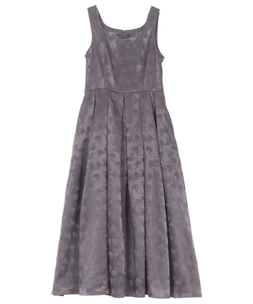 KOBE LETTUCE（コウベレタス）の「ジャガードスクエアネックドレス（ワンピース・レディース・チャコール/ブラック/クリーム/ネイビー・L/M）」の13枚目の写真