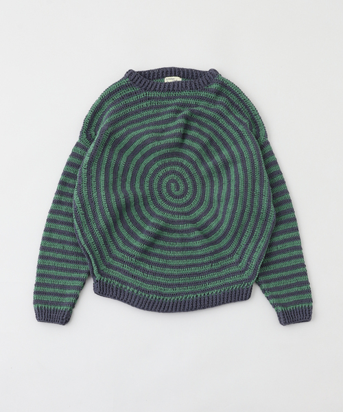 MacMahon Knitting Mlls Hooded Zip Knit-Cross |