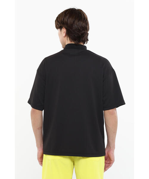 半袖カットソー セール】【PING APPAREL】ダブルメッシュ 半袖ハイネックシャツ